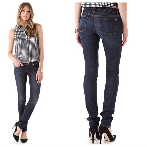 J Brand Denim - J Brand 912 Ink Skinny Jeans Dark Wash Size 24